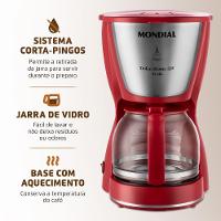 Cafeteira Elétrica Dolce Arome C-32-32x-r 127v-vermelho/inox - 5