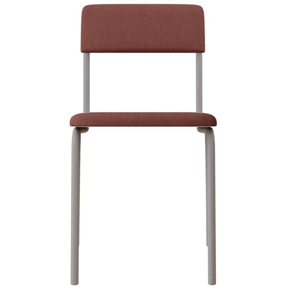 Kit 04 Cadeiras Estofada Para Sala De Jantar Sense Branco C01 Linho Rosê - Lyam Decor - 3