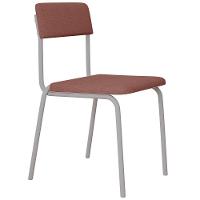 Kit 04 Cadeiras Estofada Para Sala De Jantar Sense Branco C01 Linho Rosê - Lyam Decor - 6