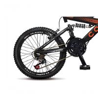 Bicicleta Gps Aro 20 Dupla Suspensão 21 Marchas Colli Preto - 3