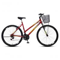 Bicicleta Colli Cazelle Allegra Aro 26 Freio V-brake Quadro 18 Vermelho - 1
