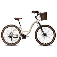 Bicicicleta Colli Munique Aluminio Aro 29 Disco-shimano 21v Tamanho Do Quadro 17 Bege Retrô - 1