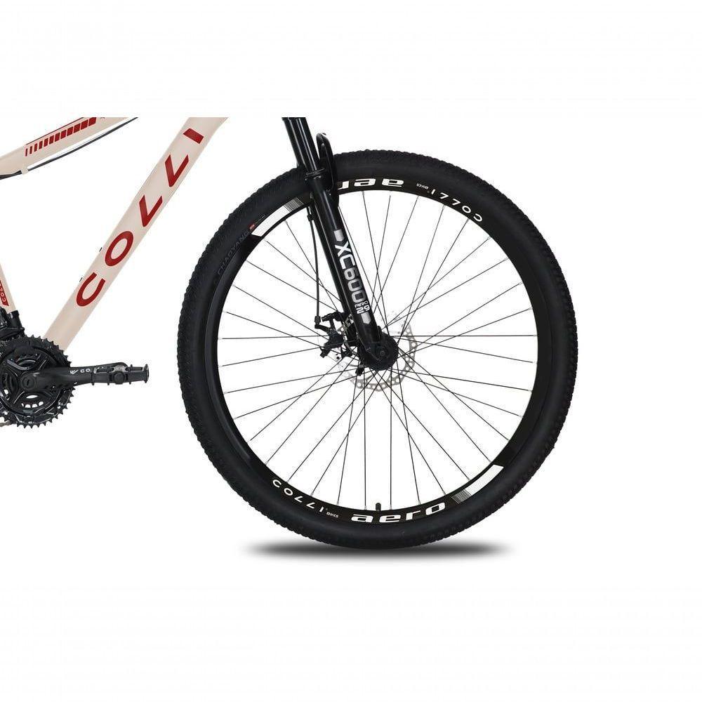 Bicicleta Colli Toronto Aluminio Aro 29 Disco-shimano 21v Bege Retrô - 4