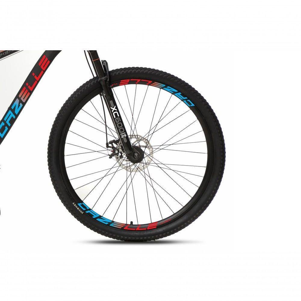 Bicicleta Aro 29 Colli Cazelle Turim 21m Aluminio Quadro 17 Preto-adesivo Azul-vermelho - 4