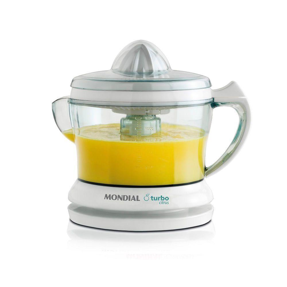 Espremedor Mondial Turbo Citrus E-01 127v Branco/verde - 1