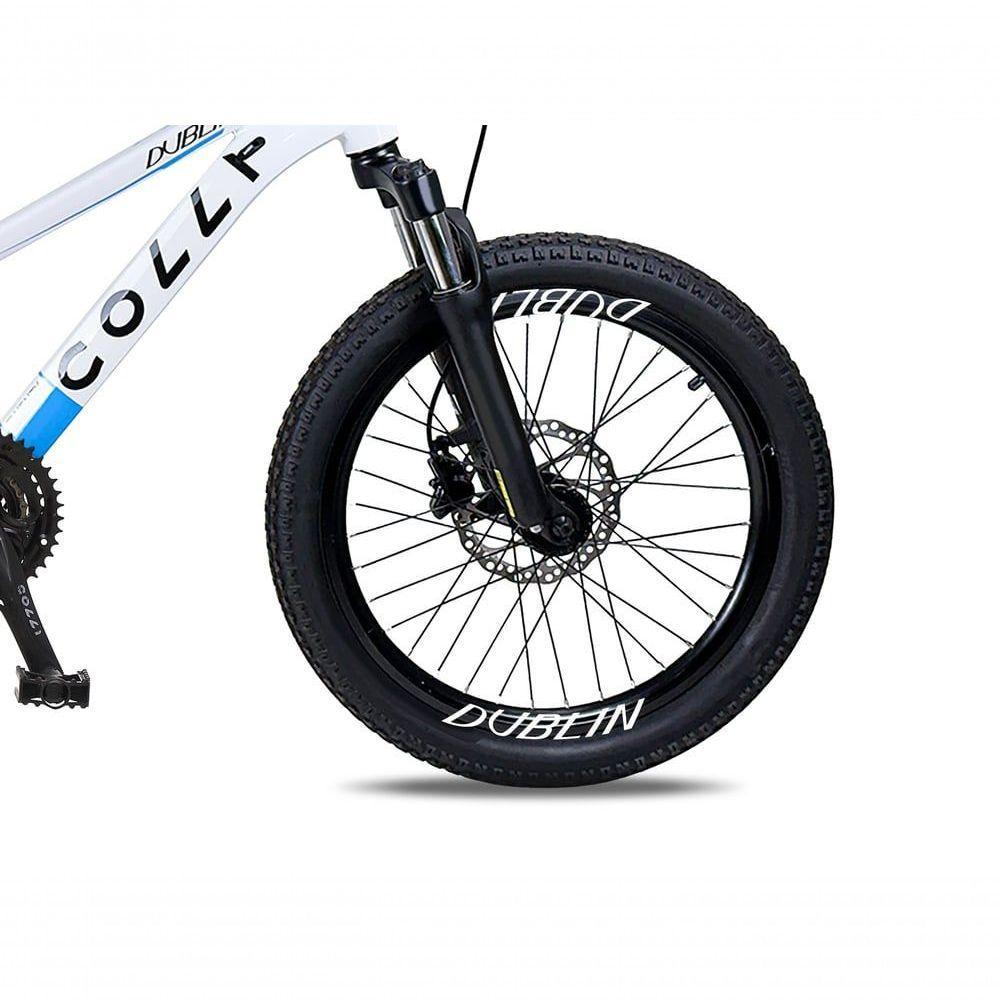 Bicicleta Aro 20 Colli Dublin Shimano 8v Branco - 4