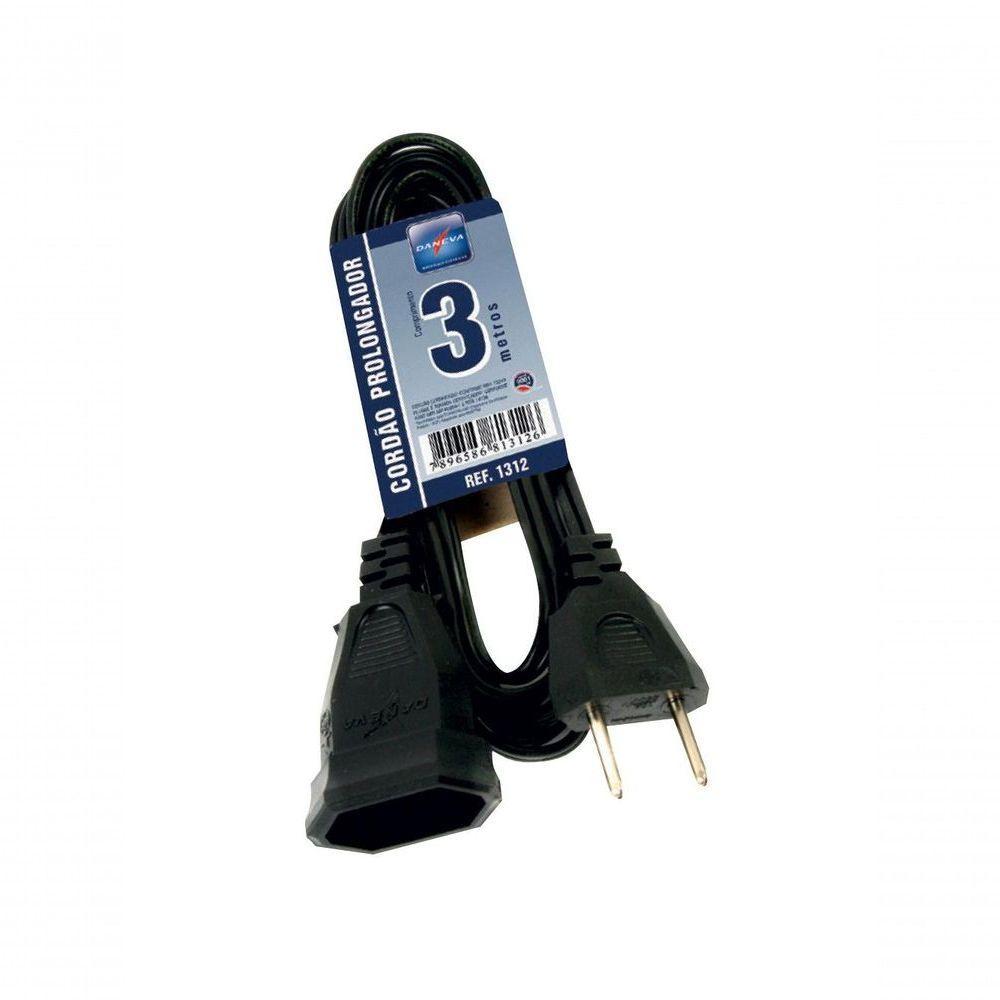 Cordao Prolongador Daneva 3 Metros Ref.1312 - 1