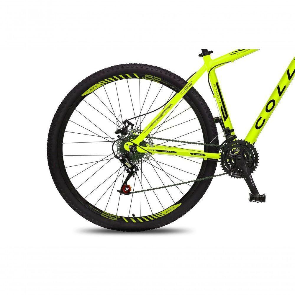 Bicicleta Athena Aro 29 Em Aço Com 21 Marchas Colli Amarelo - 3