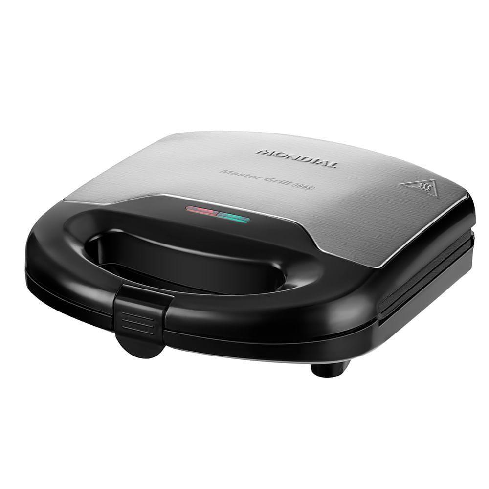 Sanduicheira Mondial Preto Inox 220V S-20 - 2