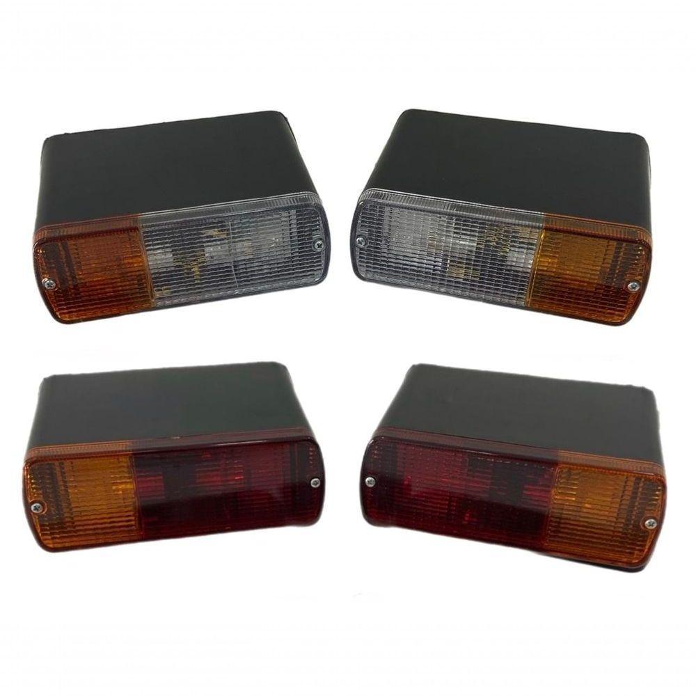 Kit Com 4 Lanternas Traseiras Trator New Holland Tl - 1