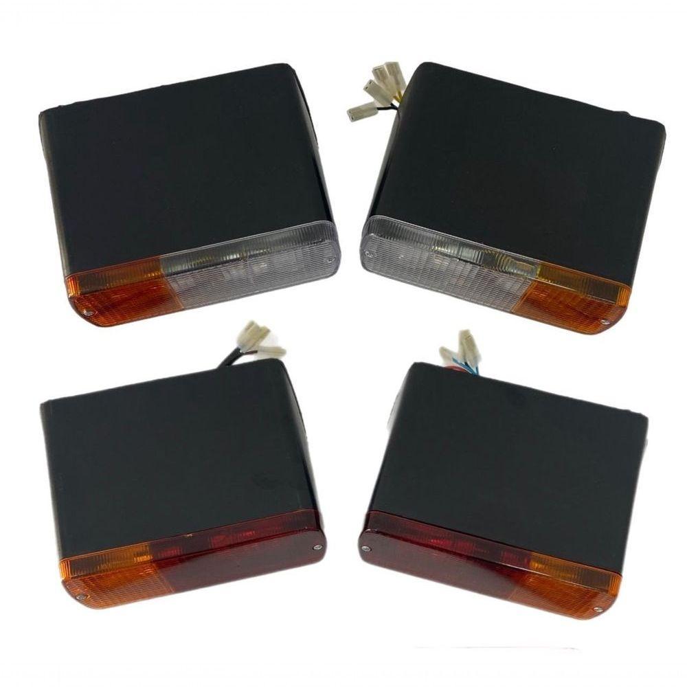 Kit Com 4 Lanternas Traseiras Trator New Holland Tl - 2