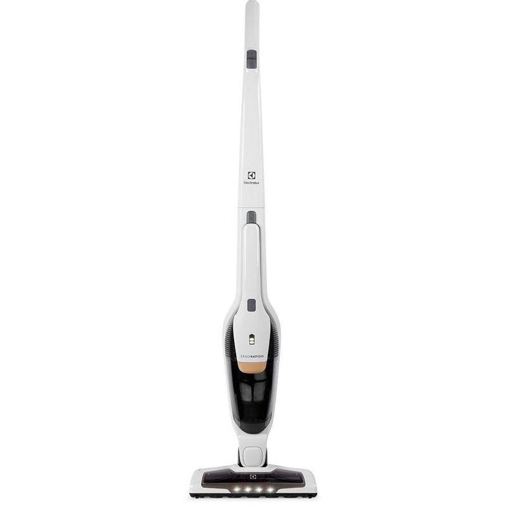 Aspirador De Pó Vertical Electrolux Ergorapido 2 Em 1 Branco Luz Led (erg25b) - 420ml - Bivolt - 1