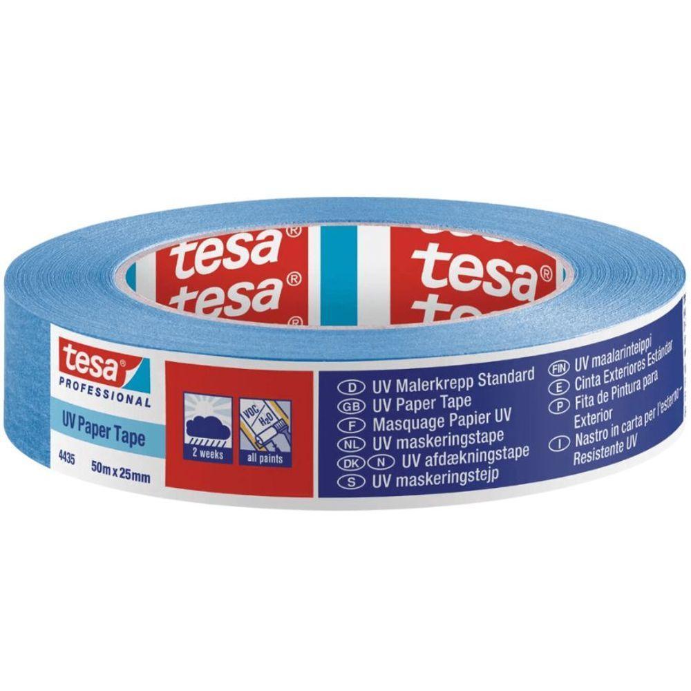 Fita Crepe Tesa 4435 - 40 M X 24 Mm - Azul - 1