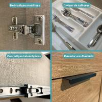 Conjunto Balcões Miami Mood Carraro Branco - 8