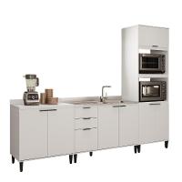 Conjunto Balcões Miami Sunset Carraro Branco - 2