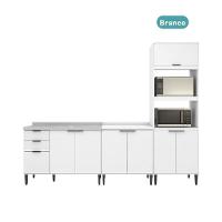 Conjunto Balcões Miami Sunset Carraro Branco - 3