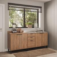 Conjunto Balcões Miami Point Carraro Freijó - 1