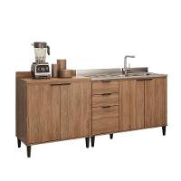 Conjunto Balcões Miami Point Carraro Freijó - 2