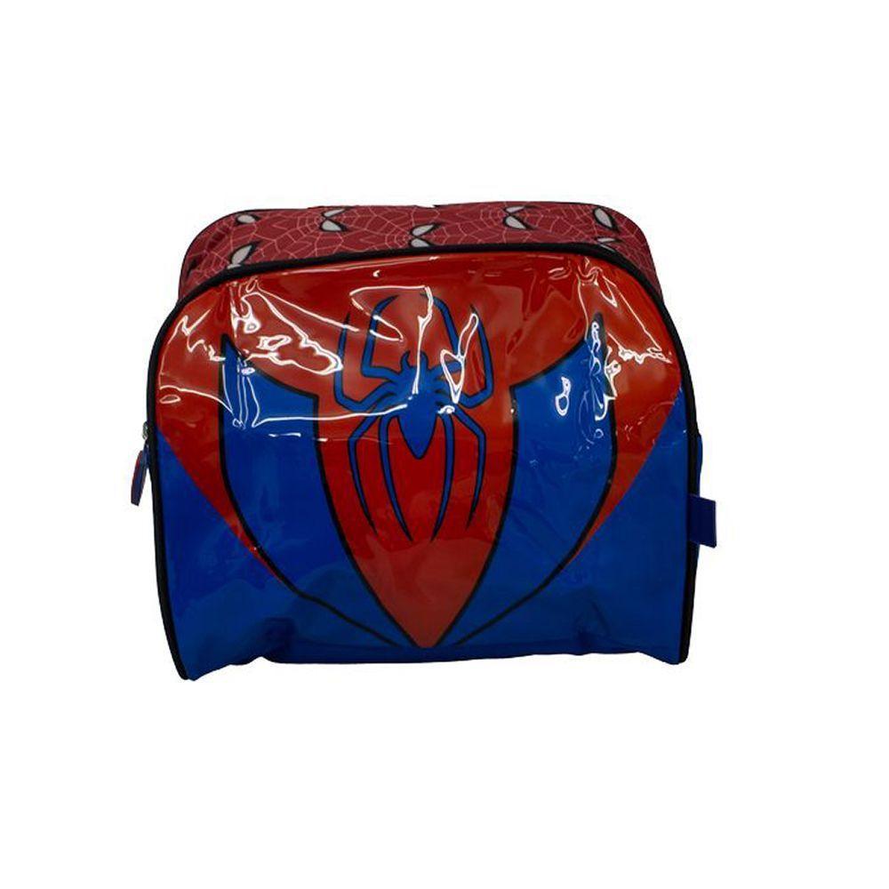 Kit Mochila Escolar Infantil De Rodinhas Com Lancheira E Estojo Yins Em Pvc 3d Kids Spider Vermelho - 4