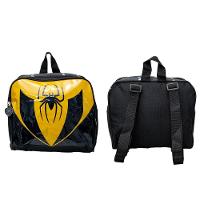 Kit Mochila Escolar Infantil De Rodinhas Com Lancheira E Estojo Yins Em Pvc 3d Kids Spider Amarelo - 3