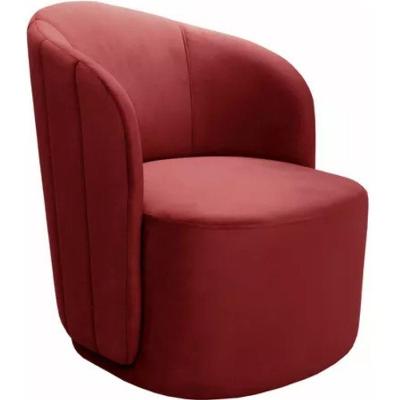 Poltrona Decorativa Stela Suede Bordô