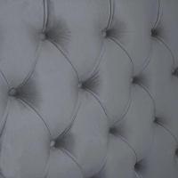 Cabeceira De Cama Box Casal 138cm Pádua Veludo Cinza - 3