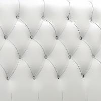 Cabeceira De Cama Box Casal Queen 158cm Pádua Couro Off White