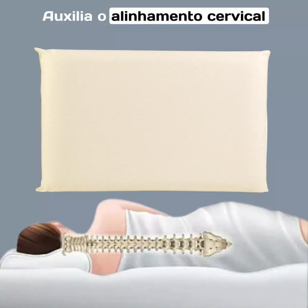 Kit 2 Travesseiros Nasa Viscoelástico Baixo 58x38 Cm - 3