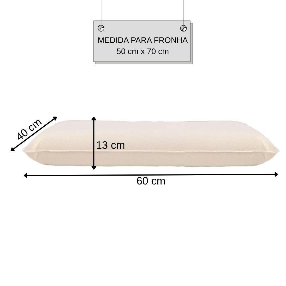 Travesseiros Nasa Viscoelástico Médio 60x40 Cm - 2