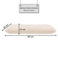 Travesseiros Nasa Viscoelástico Médio 60x40 Cm - 2