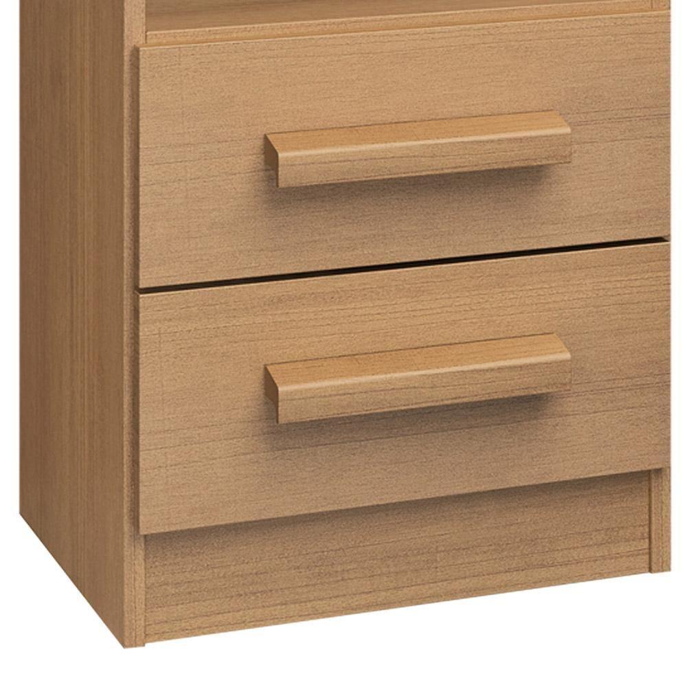 Mesa De Cabeceira 2 Gavetas Firenze D'doro Cinamomo - 2