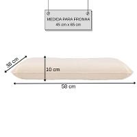 Travesseiros Nasa Viscoelástico Baixo 58x38 Cm - 3