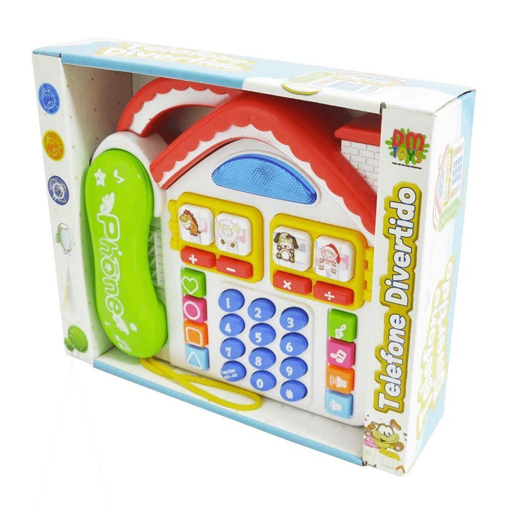 Telefone Divertido Casa C- Luz E Som - Dm Toys - 2