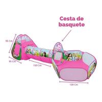 Barraca 3 Em 1 Princesas Dmt5880 Dm Toys - 3