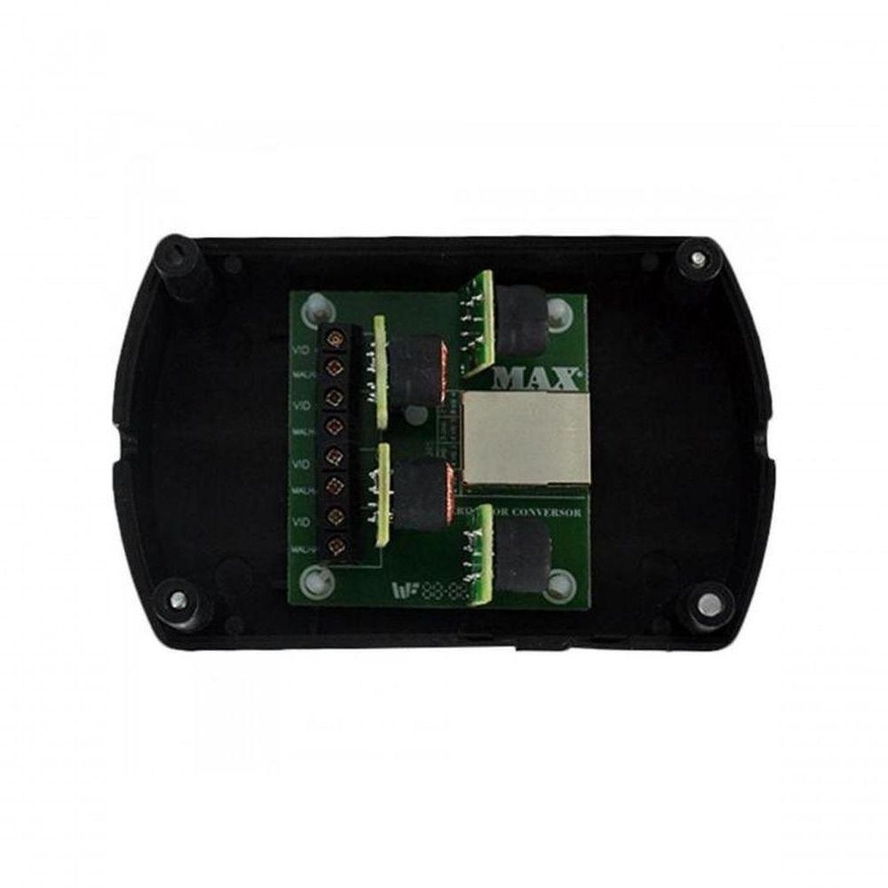 Derivador Mult Com Balun 1 Rj45 X 4 Coaxial Max Eletron - 1