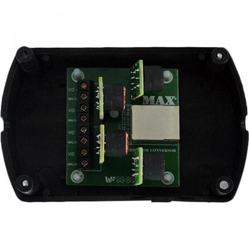 Derivador Mult Com Balun 1 Rj45 X 4 Coaxial Max Eletron - 1