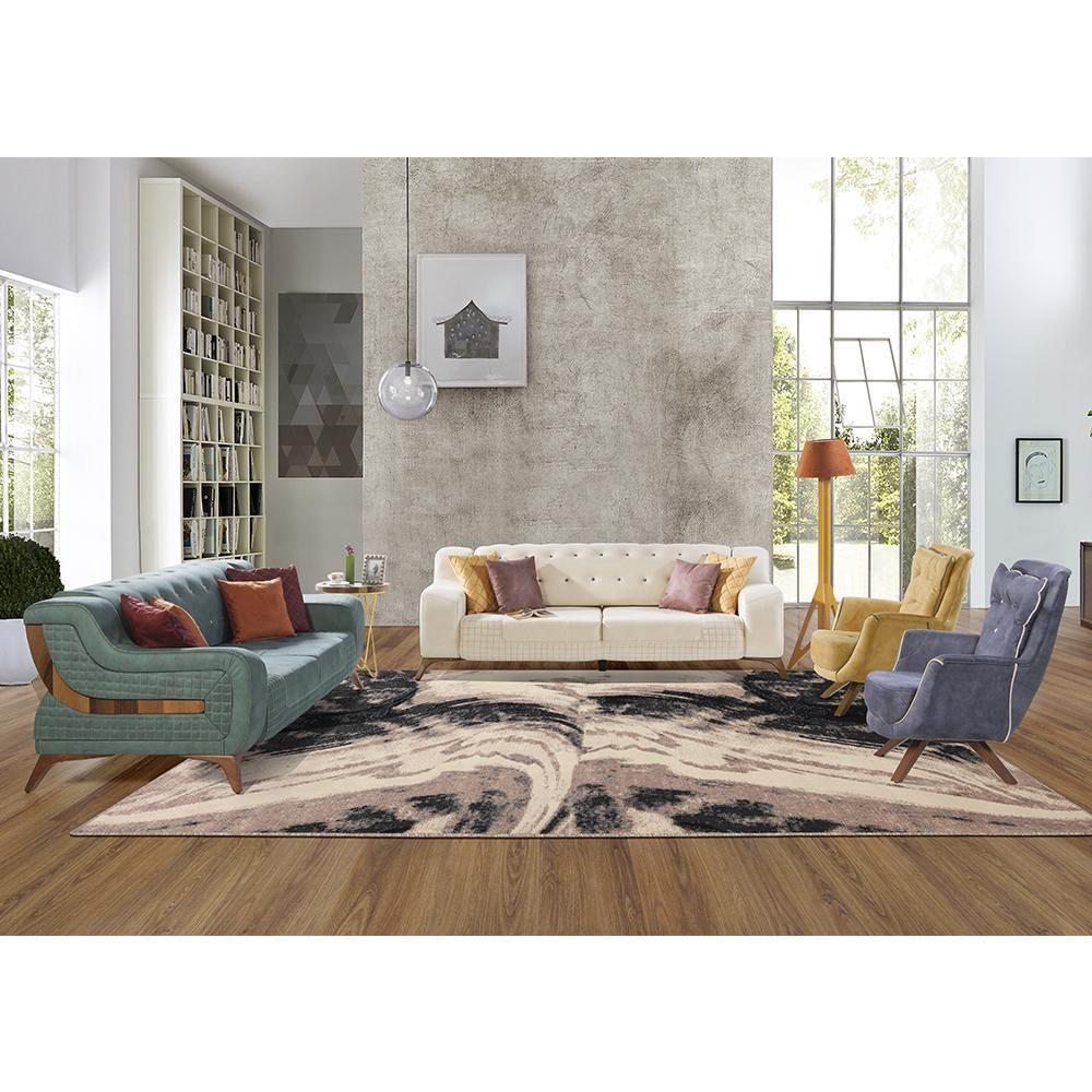 Tapete Para Sala Everest Marmore 3,00x4,00 São Carlos - 2