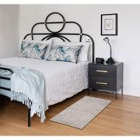 Tapete Para Sala Mariana Prata 0,50x1,00 São Carlos - 2