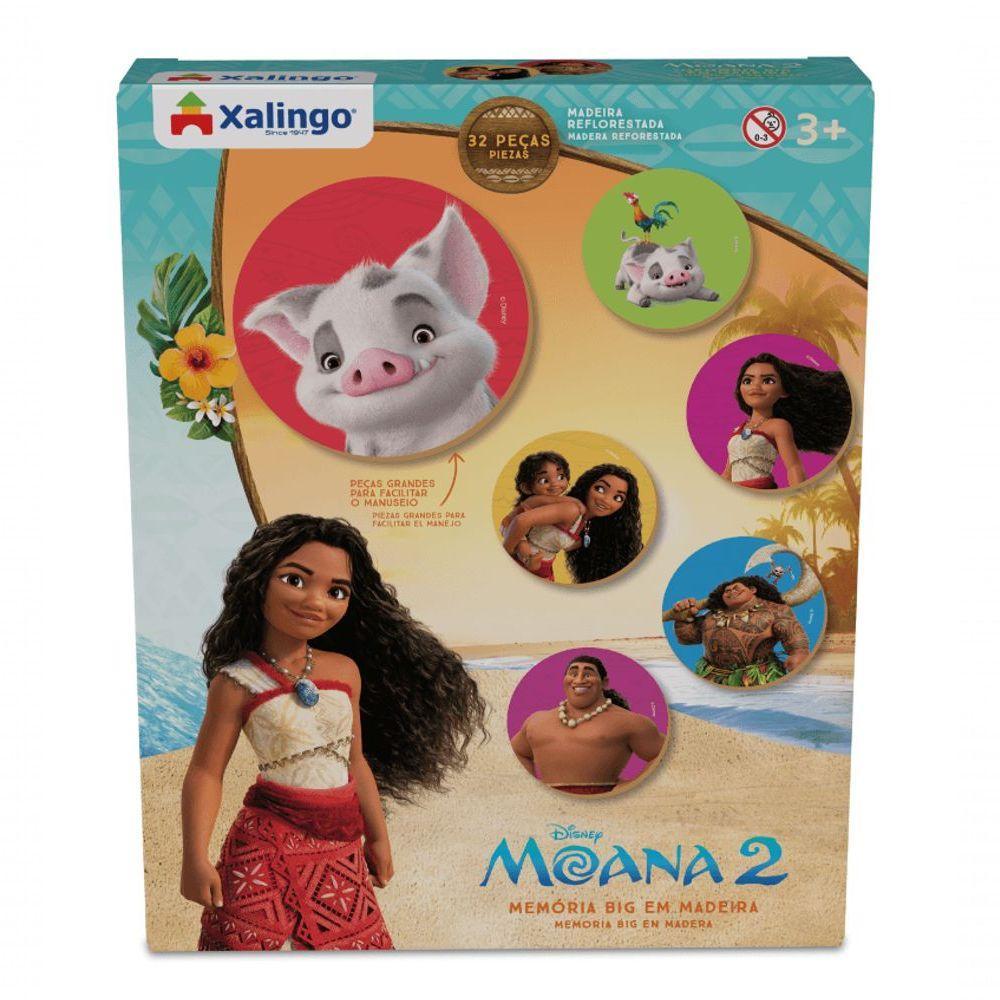 Jogo Da Memória Big Moana 2 - 32 Peças Xalingo - 1