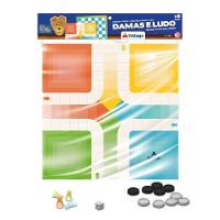 Jogo De Tabuleiro Damas E Ludo 40 Peças Xalingo - 1