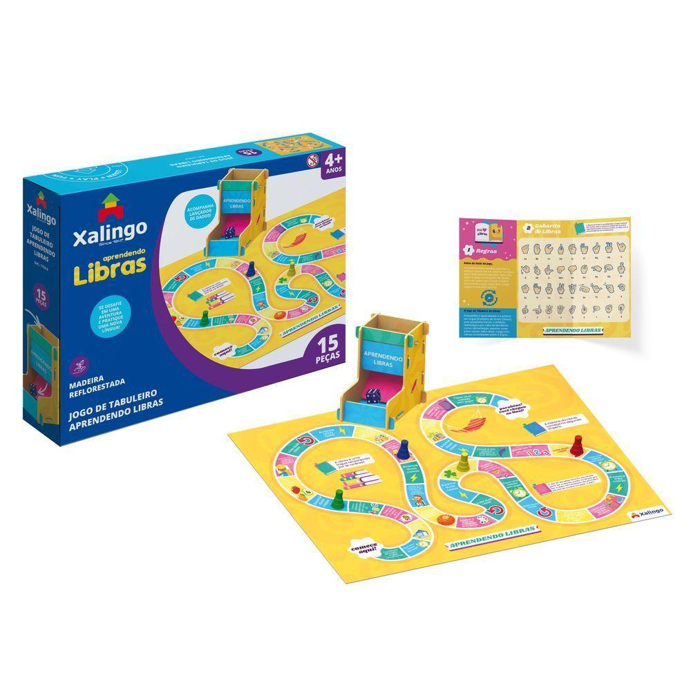Jogo De Tabuleiro Aprendendo Libras Xalingo - 1