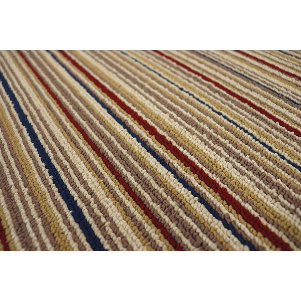 Tapete Para Sala Aruba Linhas Marrom 1,00x1,50m - 4