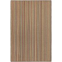 Tapete Para Sala Aruba Linhas Marrom 1,00x1,50m - 1