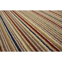 Tapete Para Sala Aruba Linhas Marrom 1,00x1,50m