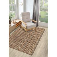 Tapete Para Sala Aruba Linhas Marrom 1,00x1,50m - 5