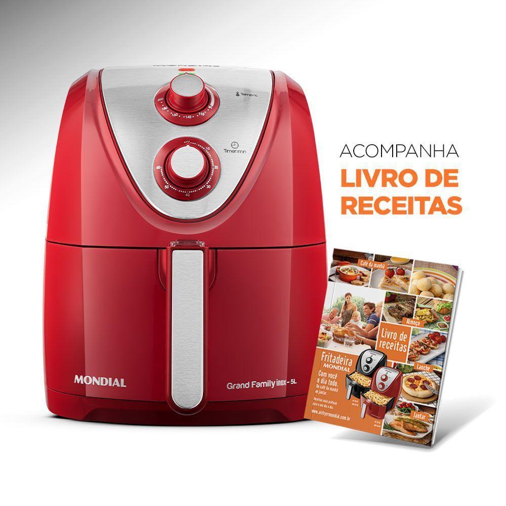 Fritadeira Air Fryer 5 Litros Afn-50-ri Mondial Afn-50-ri 127v-60hz . - 7