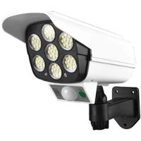 Luminaria Solar Camera Falsa Sensor De Proximidade 77 Leds 3 Funções - 1