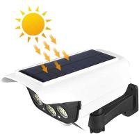 Luminaria Solar Camera Falsa Sensor De Proximidade 77 Leds 3 Funções - 8