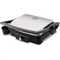 Grill Press 180 Britânia Com Chapas Antiaderentes E Abertura De 180 Graus Preto/inox 220 V - 1