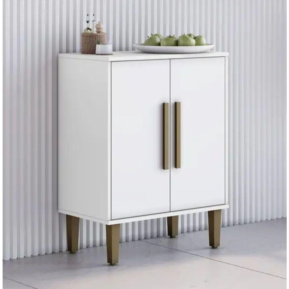 Balcão 2 Portas Lorena Kaiki Móveis - Branco - 1